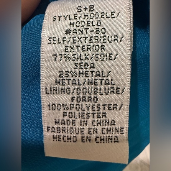 Sachin + Babi Metallic Jacquard A-Line Dress | Size 0 - Picture 3 of 5